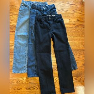 Place denim jeans; 3 pair; skinny; size 10